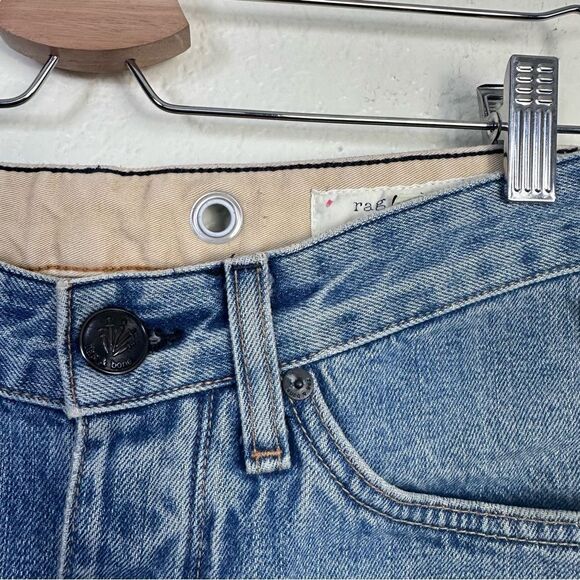 Rag & Bone Engineer Jeans Retro High Rise
Relaxed Loose Taper Ankle Crop Size 24 - Picture 6 of 14